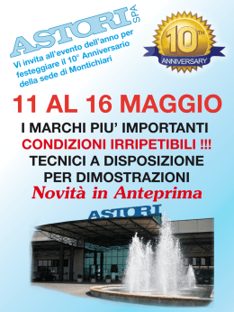 Vi invita all`evento dell`anno per festeggiare il 10