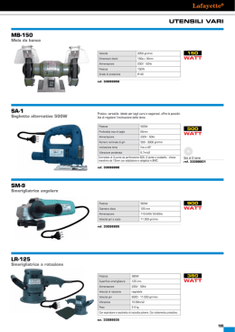 uteNsiLi vari SA-1 SM-9 MB-150 LR-125