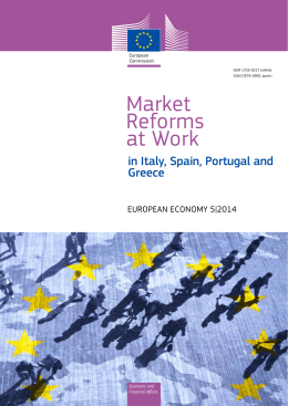 Market Reforms at Work in Italy, Spain, Portugal and Greece