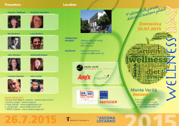 9 edizione della giornata dedicata al benessere globale