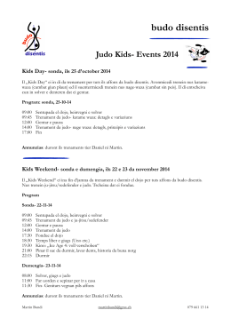 Judo Kids- Events 2014