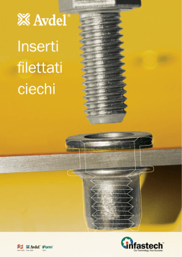 Inserti filettati ciechi