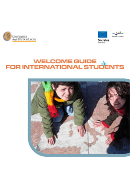 welcome guide for international students - Home Page