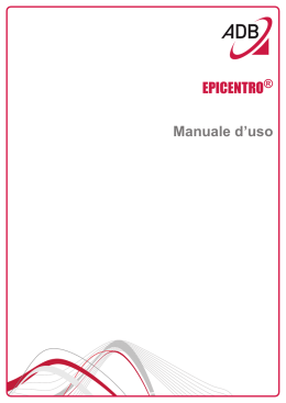 Manuale d`uso EPICENTRO