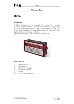 Manuale d`uso