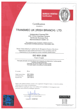 TRANSMEC UK (IRISH BRANCH) LTD.