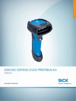 IDM16x IDM160 CDF600-2103 PROFIBUS Kit, Scheda