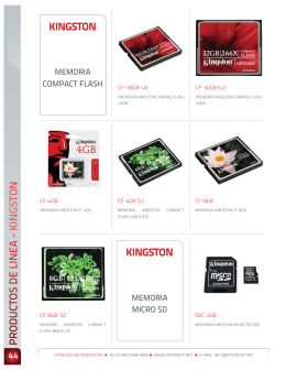 KINGSTON KINGSTON PPP R OO DD UUUU CC TT