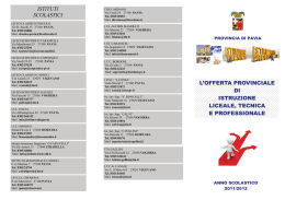 D&eacute;pliants informativi