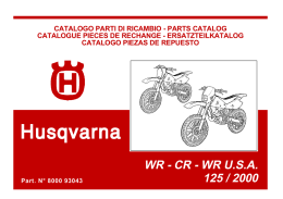 CR WR 125 - Husqvarna Motorrad Deutschland