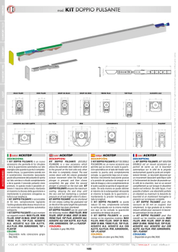 mod. KIT DOPPIO PULSANTE