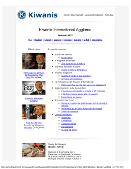 Kiwanis International Aggiorna