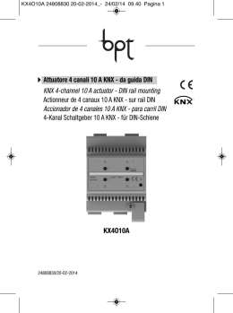 istruzione kx4o10a