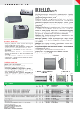 Scheda novita RielloTech.indd - Riello Ch