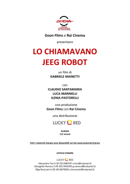 LO CHIAMAVANO JEEG ROBOT