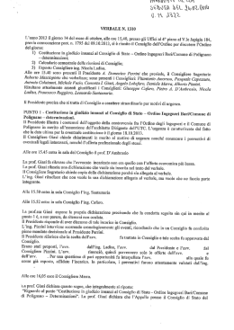 Verbale n. 1310 del 14.10.2013