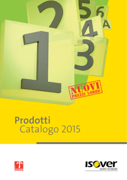 Prodotti Catalogo 2015