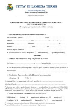 appositi modelli di autonotifica