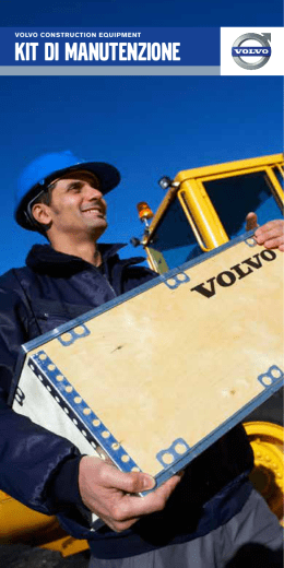 KIT DI MANUTENZIONE - Volvo Construction Equipment