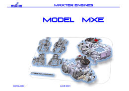 model Mxe - maxter engines