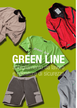 Linea Green line (abbigliamento e calzature da lavoro)