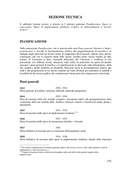 Testo dell`inventario della Sezione Tecnica parte Prima