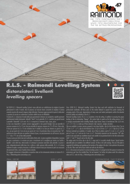 R.L.S. - Raimondi Levelling System