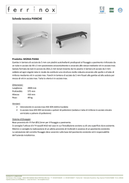 scheda tecnica