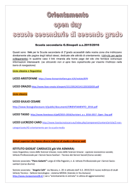 link orient scuole superiori 2015-16 - IC Sinopoli