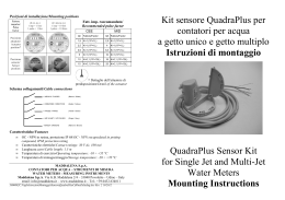 Kit sensore QuadraPlus per contatori per acqua a getto