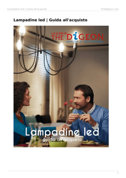 Lampadine led | Guida all`acquisto
