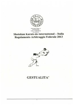 Shotokan Karate-do lnternatmnal - Italia - S.K.I.-I.
