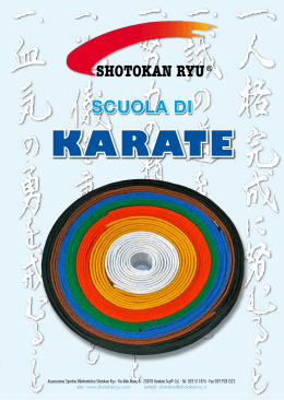 KARATE - Scuola di Karate Shotokan Ryu