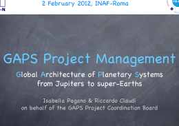 GAPS Project Management