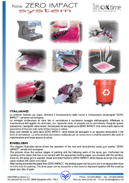 Scarica la brochure ZERO IMPACT SYSTEM in formato pdf