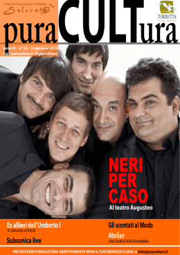 NERI PER CASO - Pura Cultura