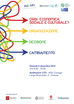 Programma - Regione Toscana