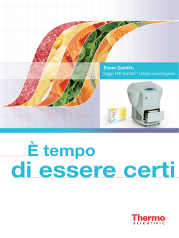 SureTect Listeria monocytogenes PCR Assay Brochure [IT]