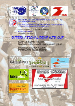 INTERNATIONAL DEAF MTB CUP