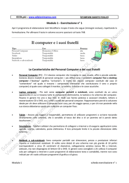 Modulo 1 - Edizioni Manna