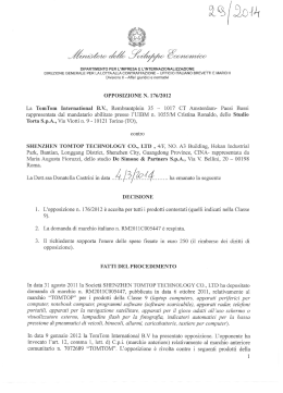Decisione n. 29/2014 - Ufficio Italiano Brevetti e Marchi