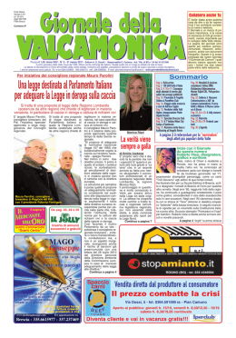 GdV n. 5 del 2011 - giornale valcamonica