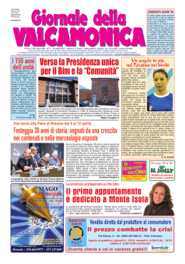 GdV n. 4 del 2011 - giornale valcamonica