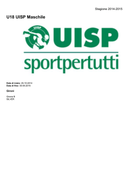 U18 UISP Maschile
