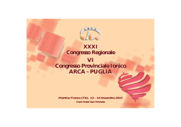 VI Congresso Provinciale Ionico ARCA - PUGLIA
