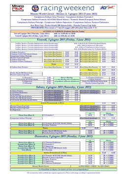 Domenica, 5 giugno 2011 (Sunday, 5 june 2011