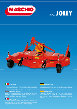 MOD. JOLLY - Maschio Gaspardo