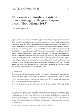 il caso “EXPO Milano 2015” - Regione Emilia