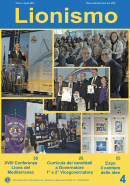 Lionismo n.4 anno 2014-15 Pdf