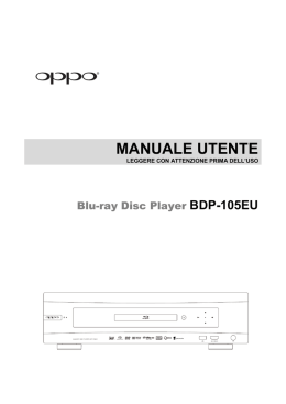 MANUALE UTENTE - OPPO Digital UK